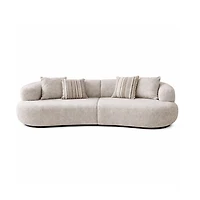 Leona 2-Piece Modular Curved Sofa