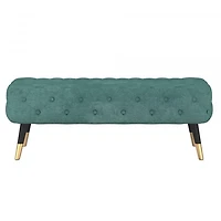 FLOOR MODEL Meryl Bench in Aqua