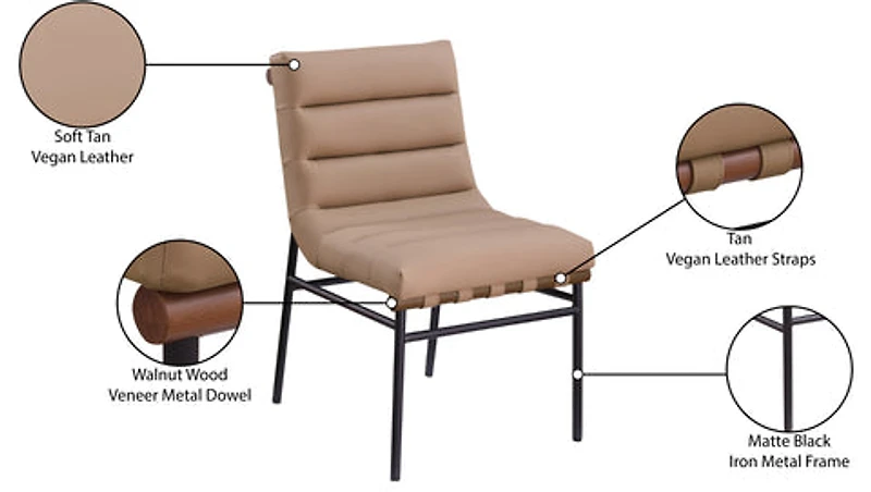 Ivar Dining Chair- Tan