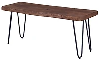 Torvis Bench - Matte Brown