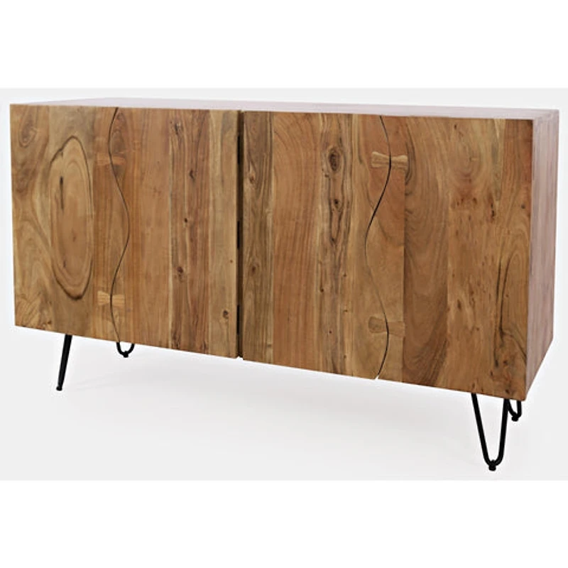 Nature's Edge Sideboard with 4 doors - Natural