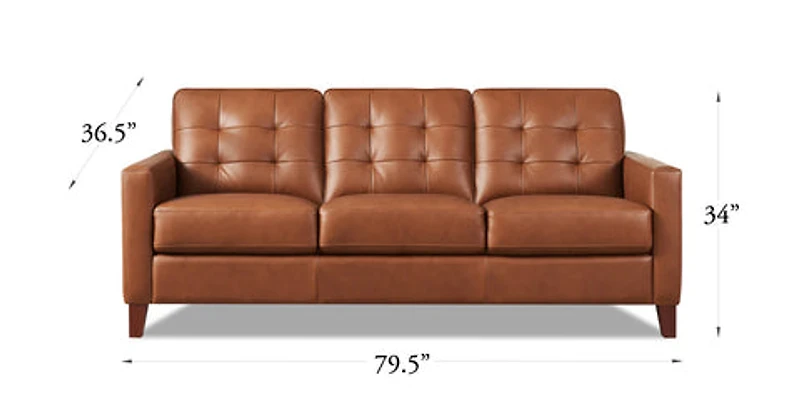 Tallon Leather Sofa