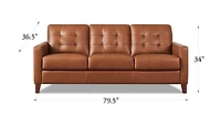 Tallon Leather Sofa