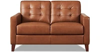 Tallon Genuine Leather Loveseat
