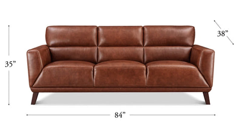 Jammie Genuine Leather Sofa