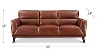Jammie Genuine Leather Sofa