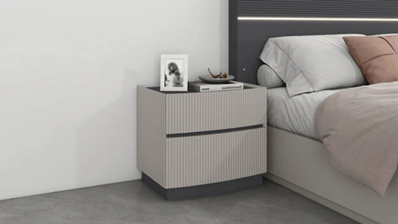 Nella Two Tone Nightstand