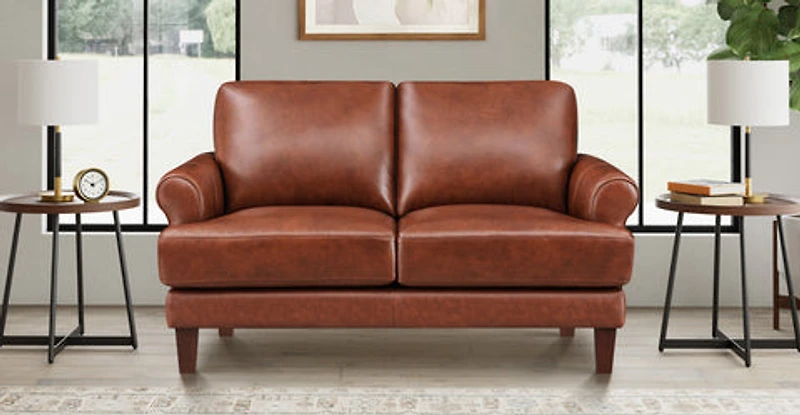 Austra Genuine Leather Loveseat