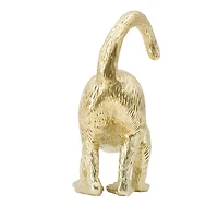 Gold Monkey Bookends - Set of 2