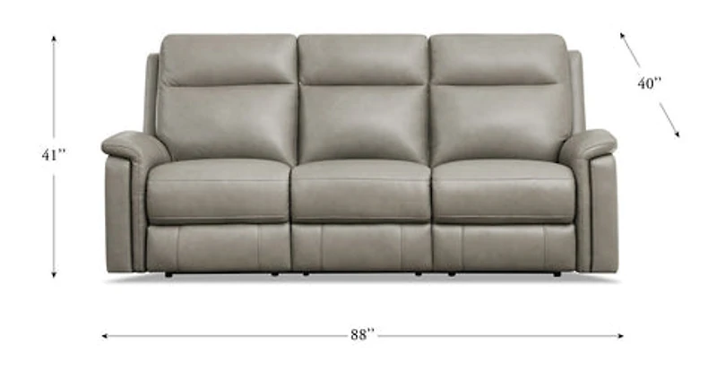 Canfield Power Headrest Zero Gravity Recliner Sofa