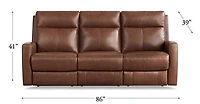 Avianna Power Headrest Zero Gravity Reclining Sofa