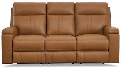 Hanley Zero Gravity Genuine Leather Power Reclining Sofa
