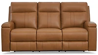 Hanley Zero Gravity Genuine Leather Power Reclining Sofa