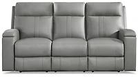 Hanley Zero Gravity Genuine Leather Power Reclining Sofa