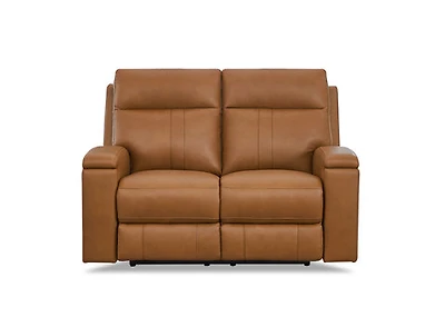 Hanley Zero Gravity Genuine Leather Power Reclining Loveseat