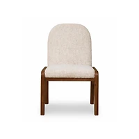 Xolani Chenille Upholstered Dining Chair in Chinchilla and Impala