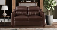 Nolan Genuine Leather Loveseat
