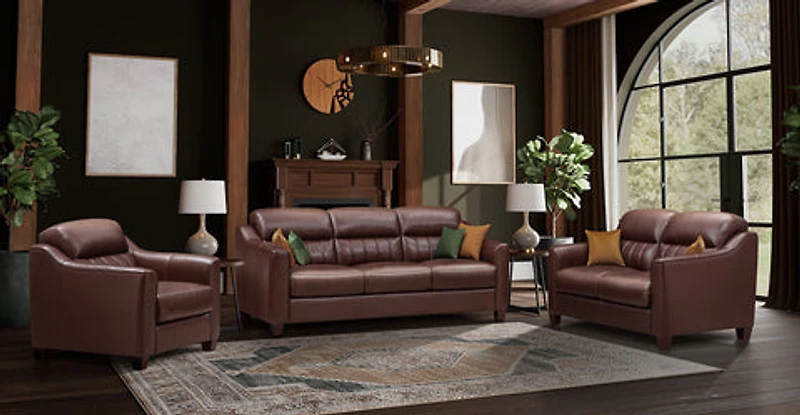 Nolan Genuine Leather Sofa