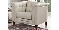 Arvo Genuine Leather Accent Chair