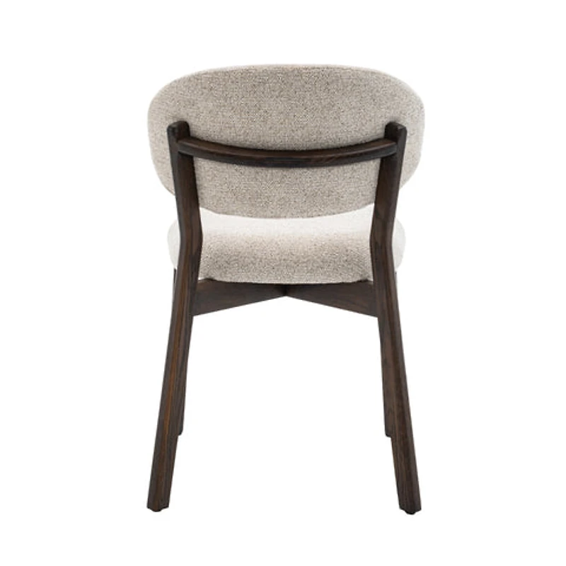Milena Dining Chair – Upholstered Seat with Oak Wood Frame