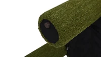 Olea Boucle Ottoman - Moss Green