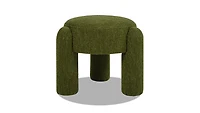 Olea Boucle Ottoman - Moss Green