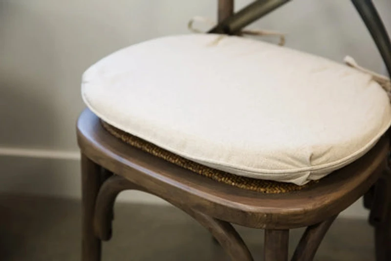 Seat Cushion for Cross Back Chair - linen