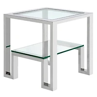 FLOOR MODEL Duplicity end table
