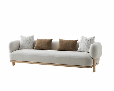 Eliska 4-Seater Sofa with 4 Toss Pillows