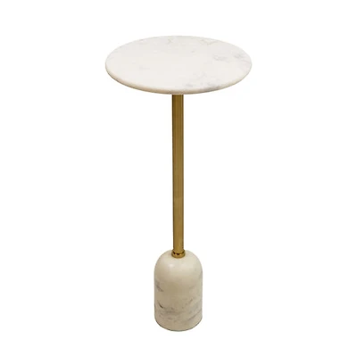 WEDDEL MARBLE DRINK TABLE