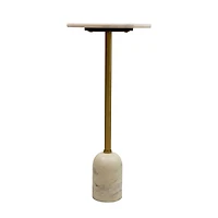 WEDDEL MARBLE DRINK TABLE