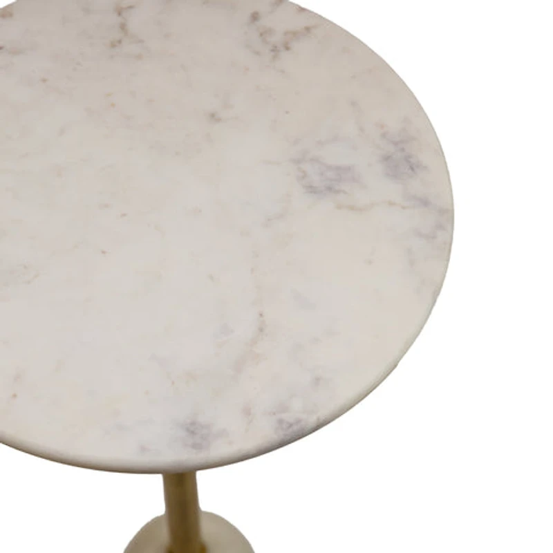 WEDDEL MARBLE DRINK TABLE