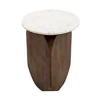 ARITIS SIDE TABLE WITH MARBLE TOP