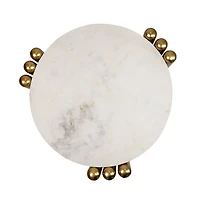 KAMBRY SIDE TABLE WITH MARBLE TOP