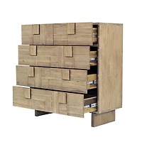 Morven 5 Drawer Chest - Colour Variance from ATL004