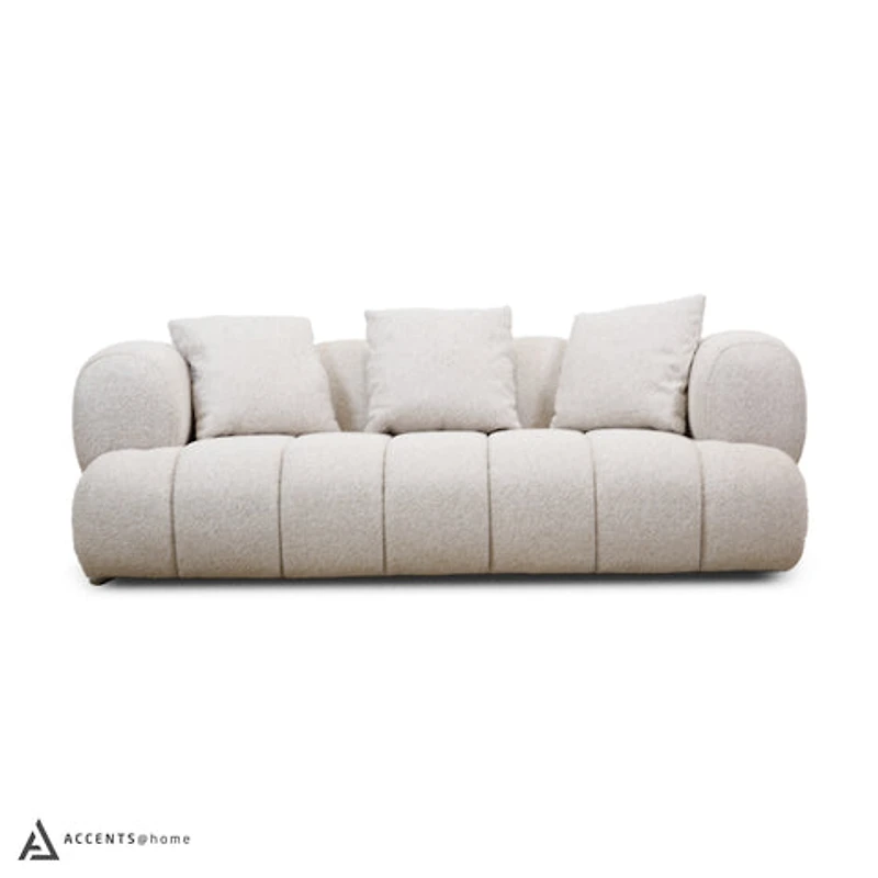 Adonis Sofa w/3 Pillows - Natural