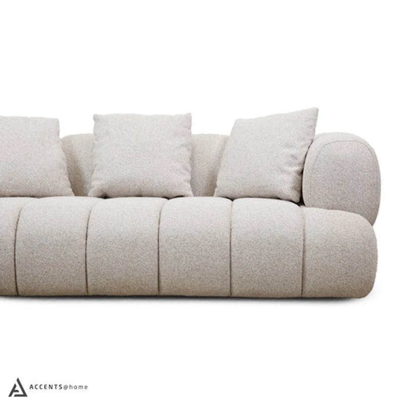Adonis Sofa w/3 Pillows - Natural