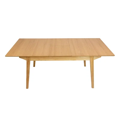Aldus Extendable Wooden Dining Table - Natural Oak Finish