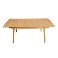 Aldus Extendable Wooden Dining Table - Natural Oak Finish