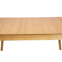 Aldus Extendable Wooden Dining Table - Natural Oak Finish