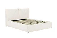 Aleksey Upholstered Hydraulic Lift Up Storage Bed