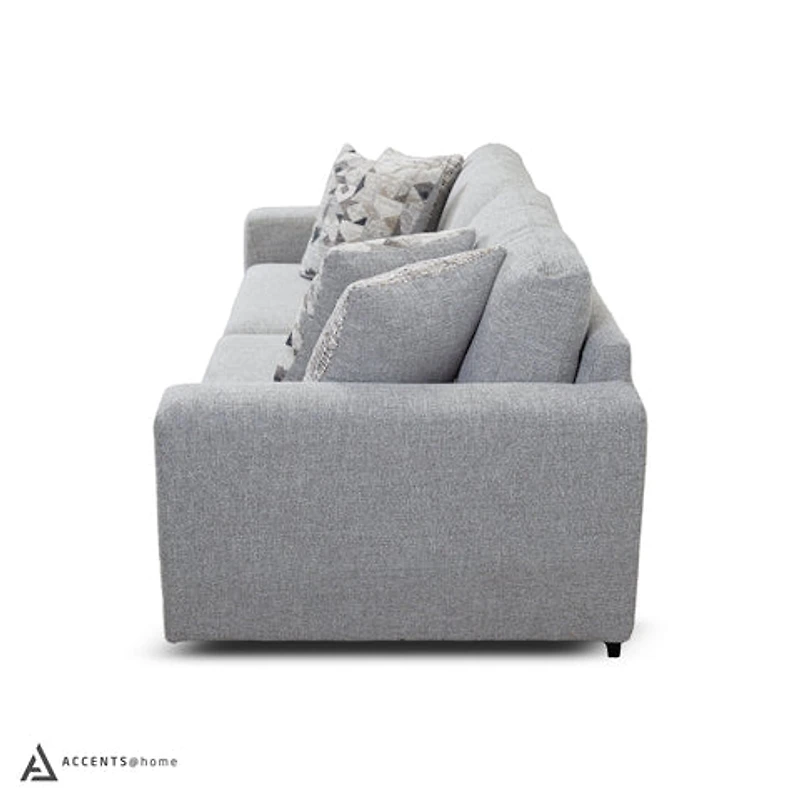 Archie Condo Sofa with 4 Toss Pillows