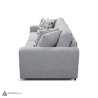 Archie Condo Sofa with 4 Toss Pillows