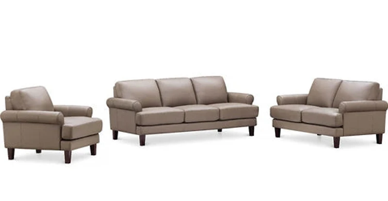 Austra Genuine Leather Accent Chair