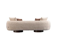 Aylin 3-Seater Curved Sofa