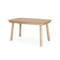 Kerrin Extension Dining Table (55"/75") - Sundried Wheat