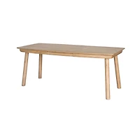 Kerrin Extension Dining Table (55"/75") - Sundried Wheat