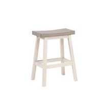 Stilla Solid Wood Saddle Counter Stool