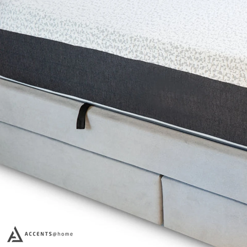 Candice Queen Storage Bed With Drawers - Mist