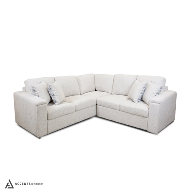 Bjorn Right Pull Out Sleeper Sectional - Quartz - Large